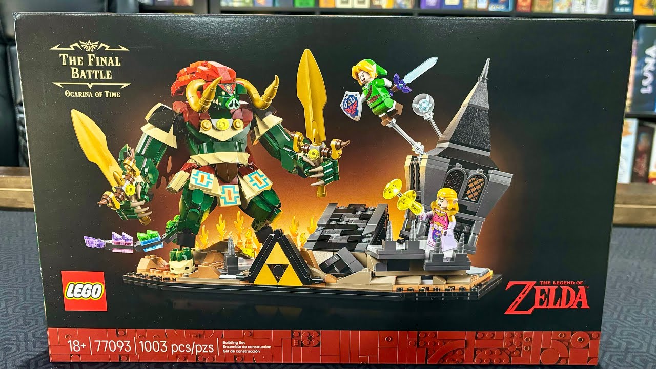 LEGO Zelda Ocarina of Time Final Battle Unboxing (set 77093)