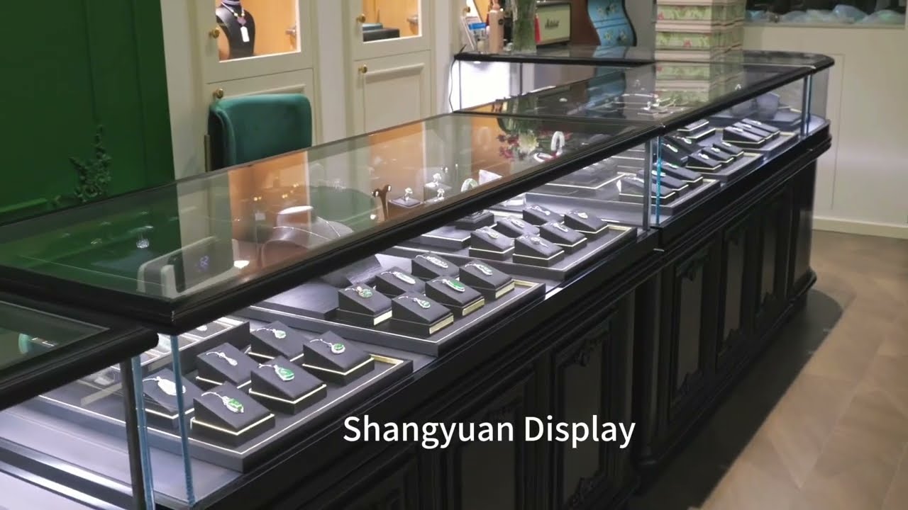 High-end jewelry store project with European design style