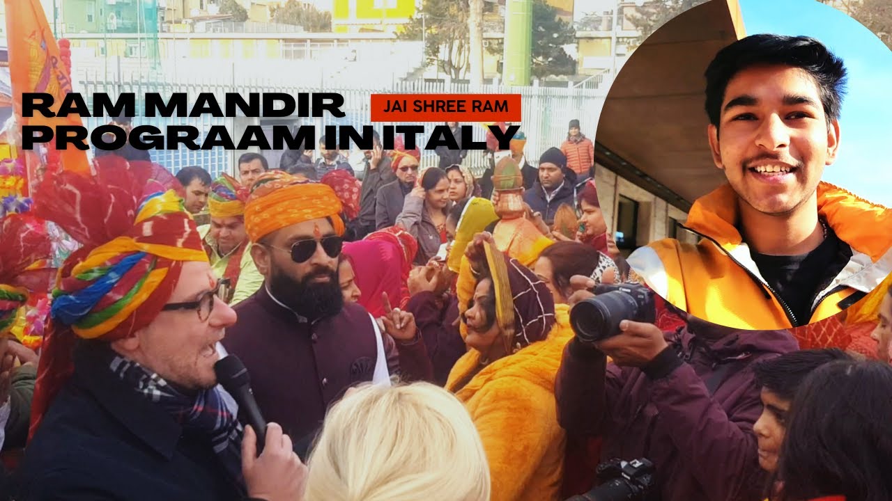 Celebrating Ayodhya Ram Mandir Inauguration in Europe