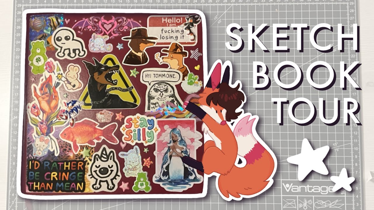 WHAT'S IN MY SKETCHBOOK ✨ | sketchbook tour!