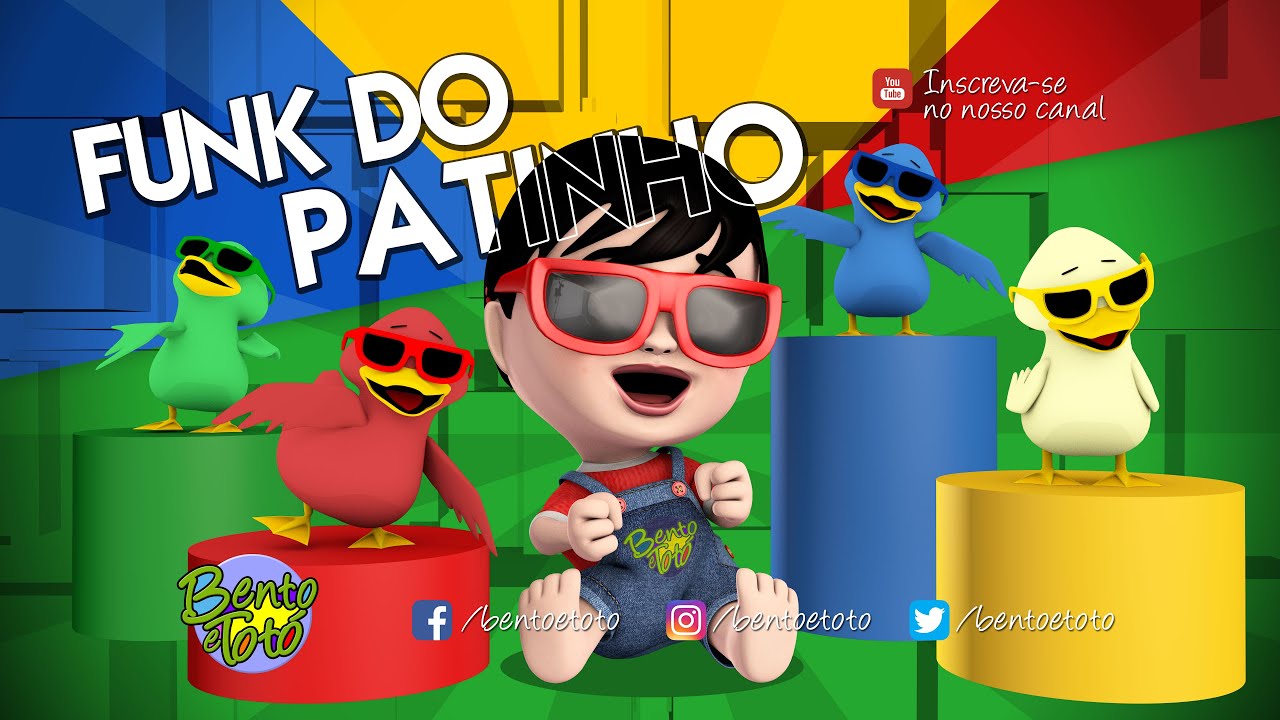 Bento e Tot&oacute; -  Funk do Patinho (Desenho Infantil)