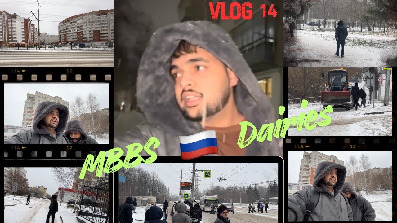 Day in the Life of an Indian Med Student in Russia 🇷🇺🇮🇳
