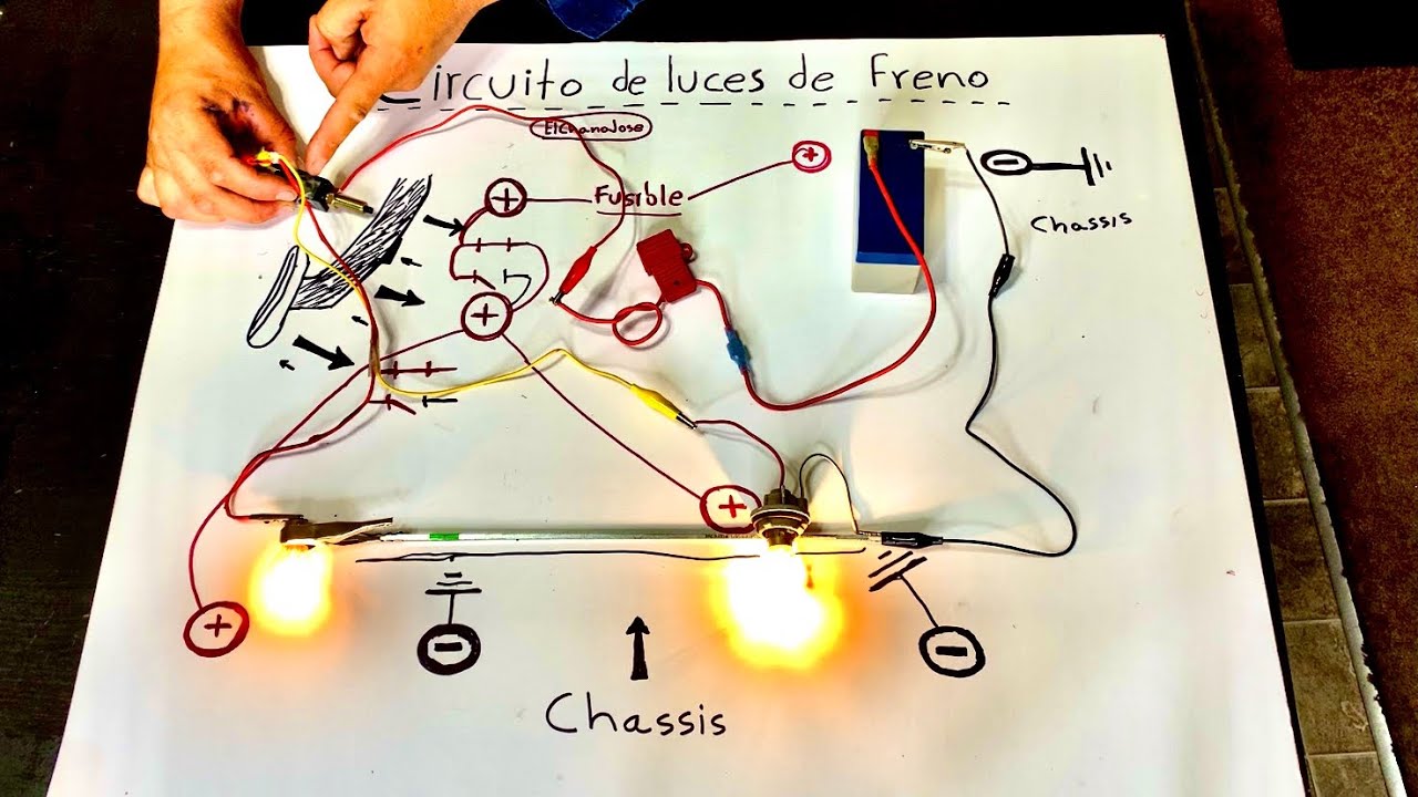 Circuito de luces de freno @El Chano Jose