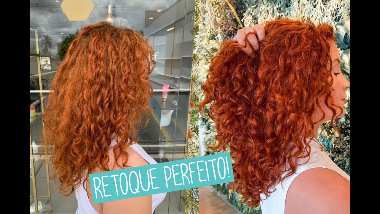 A @magecampos Visitou meu Salão - Retoque de Raiz - Ruivo Perfeito!