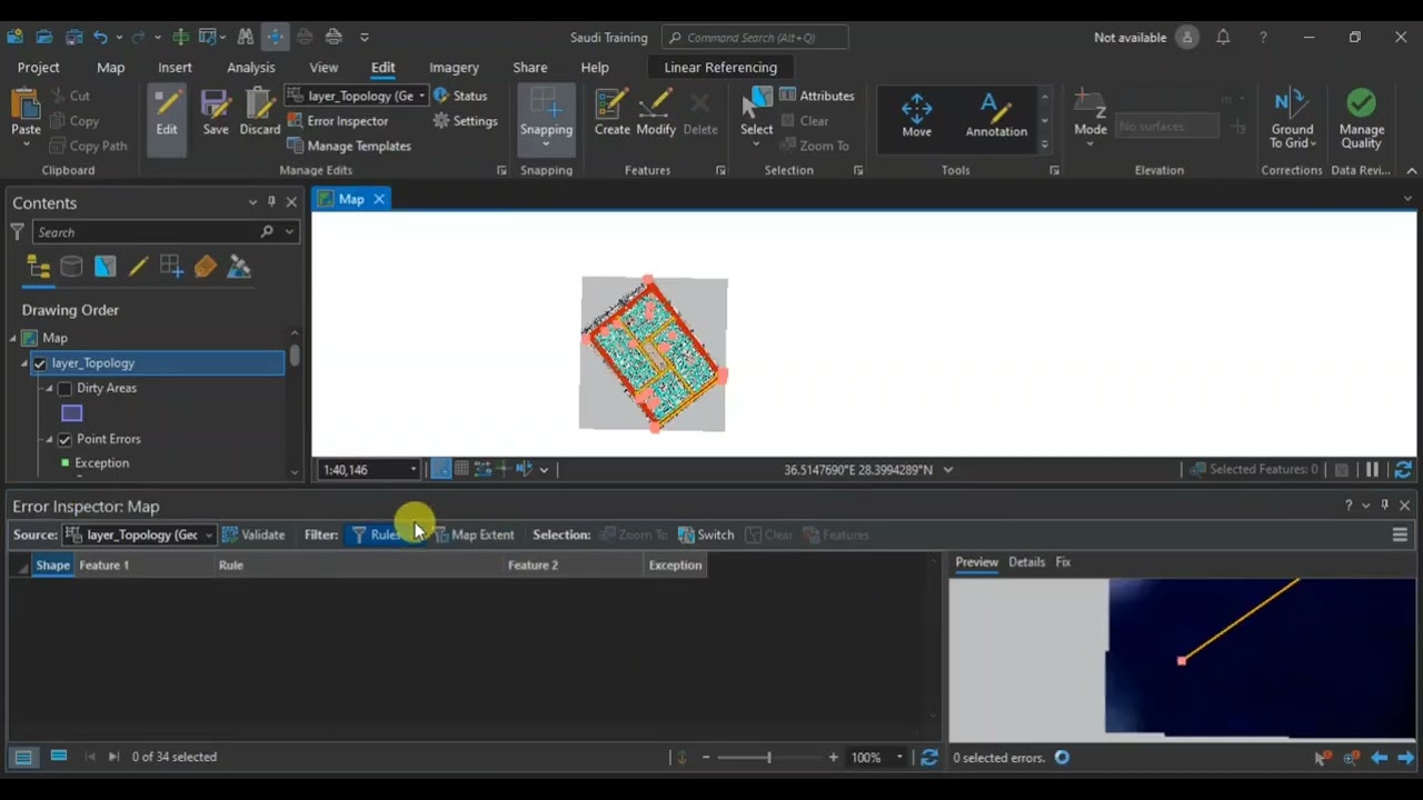 25_ Топологический анализ для исправления ошибок чертежей в ArcGIS Pro | Лекция 25 профессиональн...