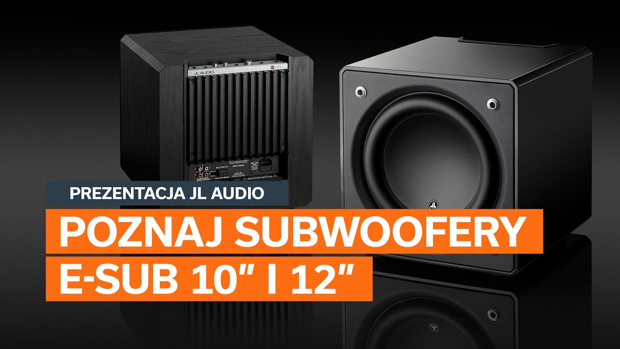 JL Audio E-Sub e110 & e112 | Prezentacja zaawansowanych subwooferów w Denon Store Poznań