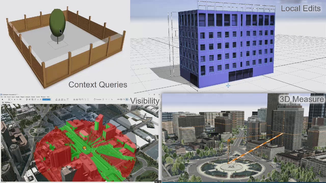 Building 3D Streets, Parks and Open Spaces with CityEngine