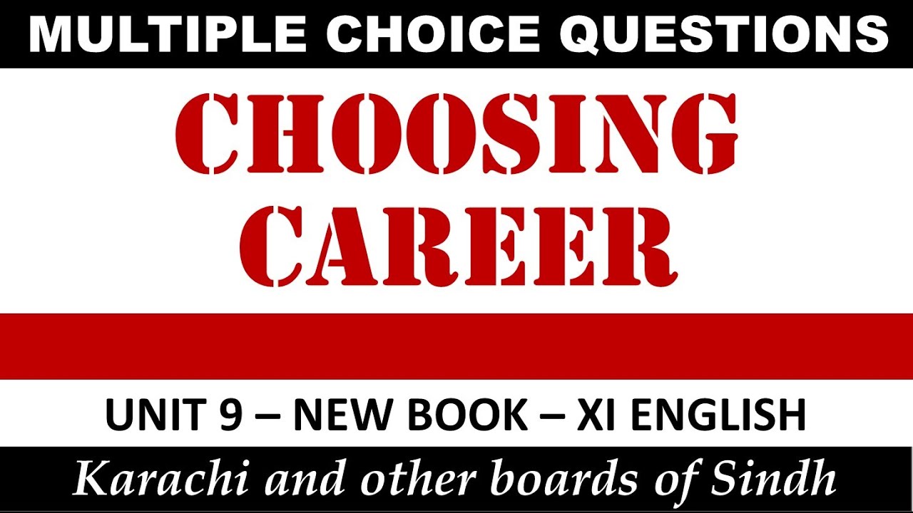 Choosing Career | MCQs