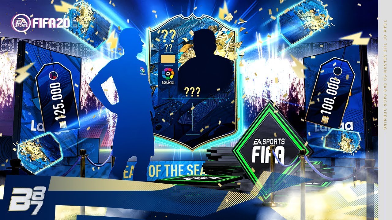 INSANE LA LIGA TEAM OF THE SEASON PACKED! 125K LIGHTNING ROUND! | FIFA 20 ULTIMATE TEAM