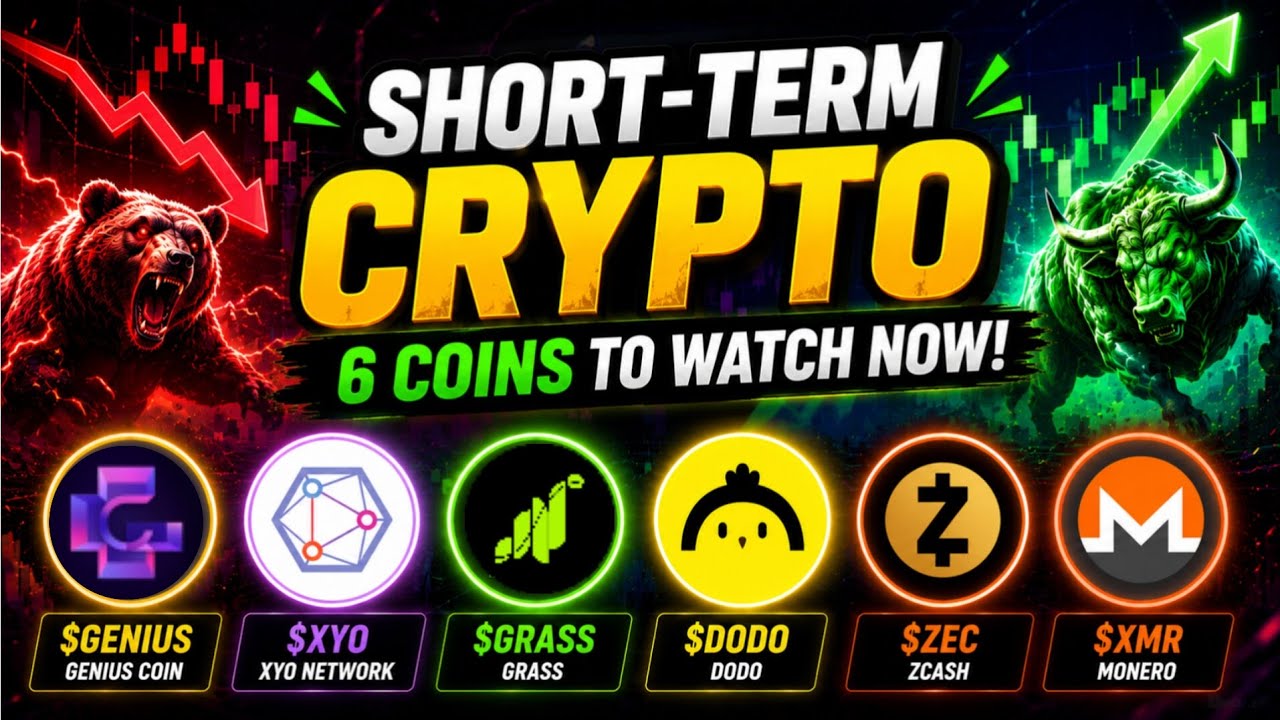 6 Altcoins Ready for Breakout 🚀 GENIUS | XYO | GRASS | DODO | ZEC | XMR