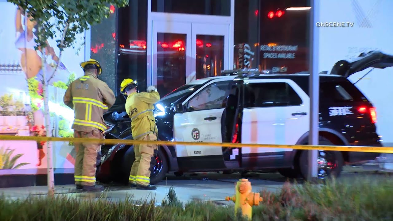 Crash into Building During Pursuit