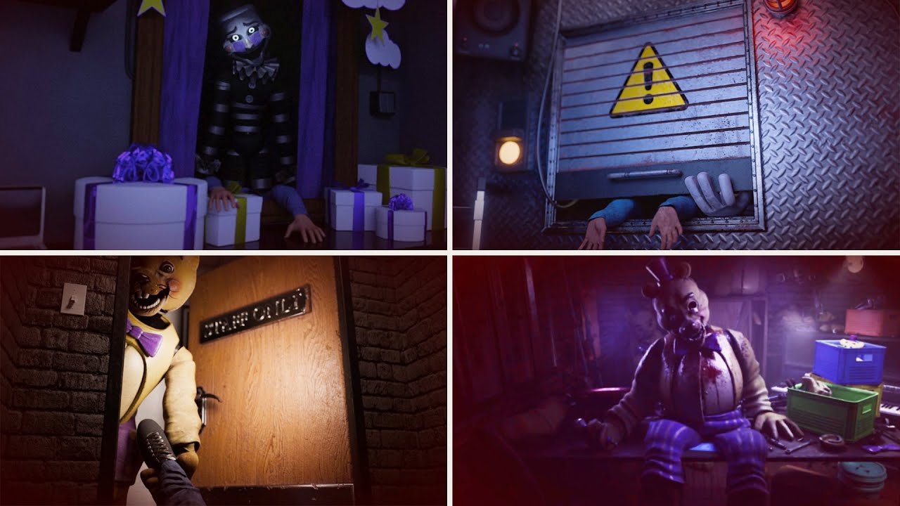 Forgotten at Fredbear's - Jumpscares and Endings