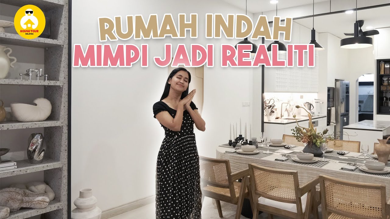 HOUSE TOUR EP 41 : RUMAH KONSEP ‘MID-CENTURY MODERN’ , TANDAS LAWA MACAM DEKAT HOTEL