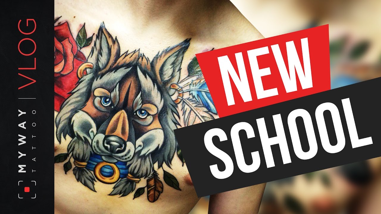New school / Нью Скул . Стиль тату