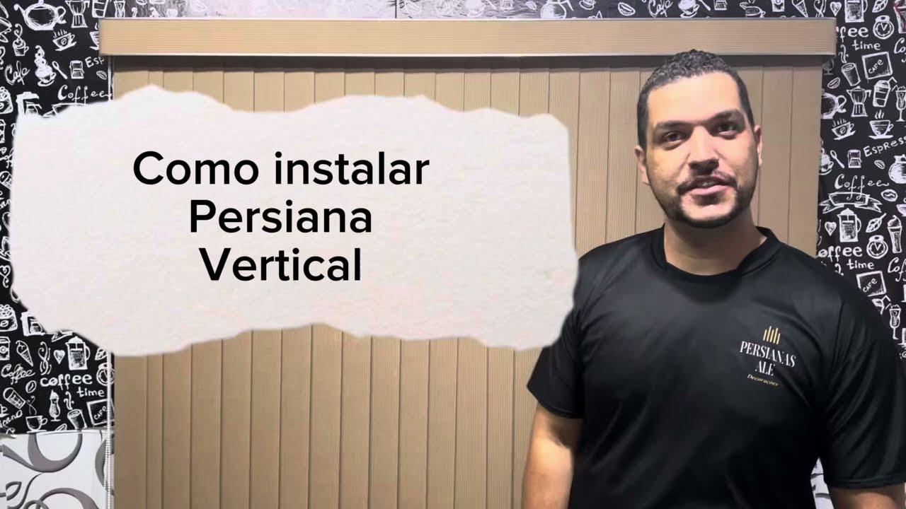 Como instalar persiana cortina vertical com bando