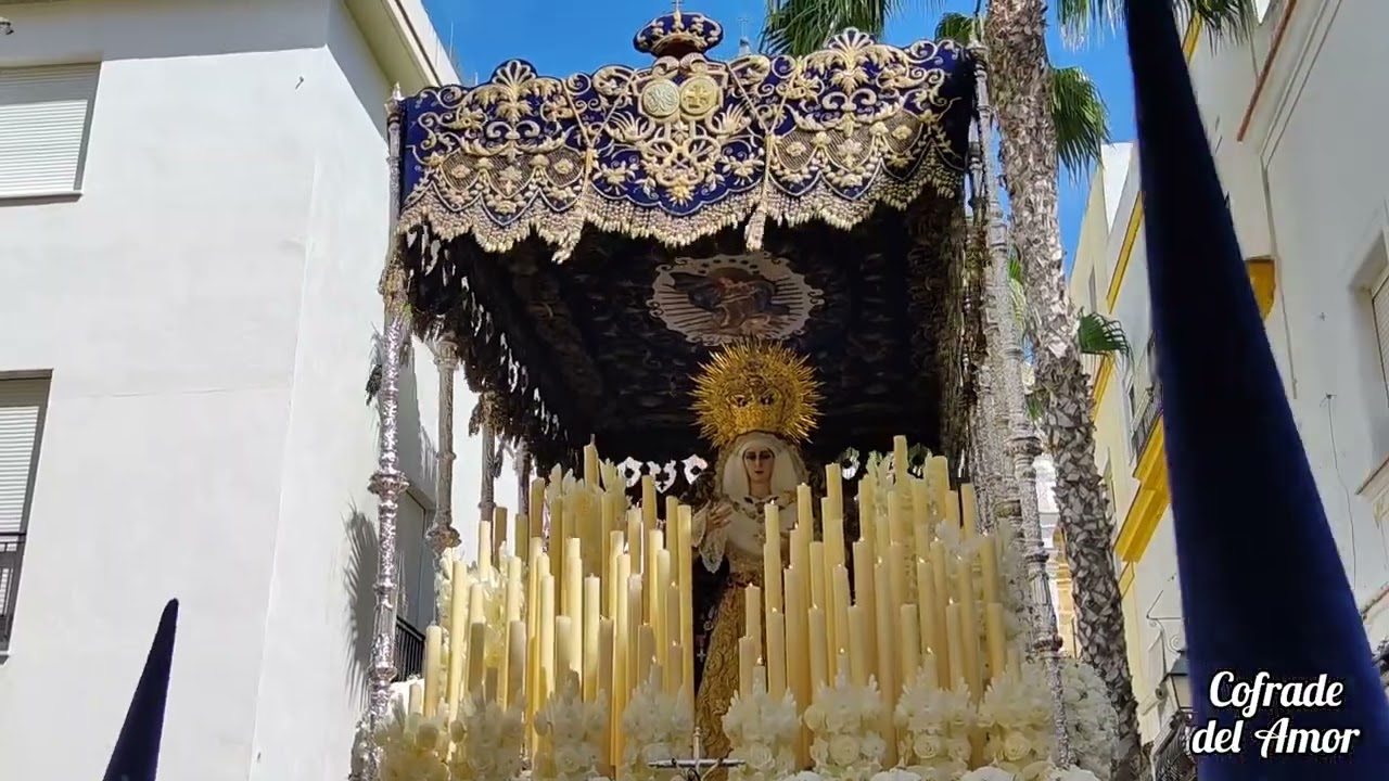 Penas (La Palma), salida y Corralón de los Carros, Lunes Santo Cádiz 2023