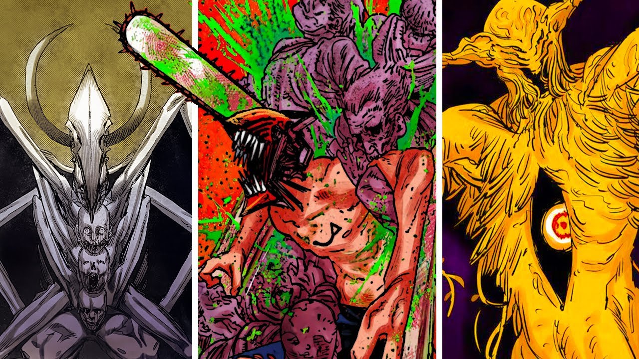 ВСЕ 60 ДЕМОНОВ ЧЕЛОВЕК-БЕНЗОПИЛА