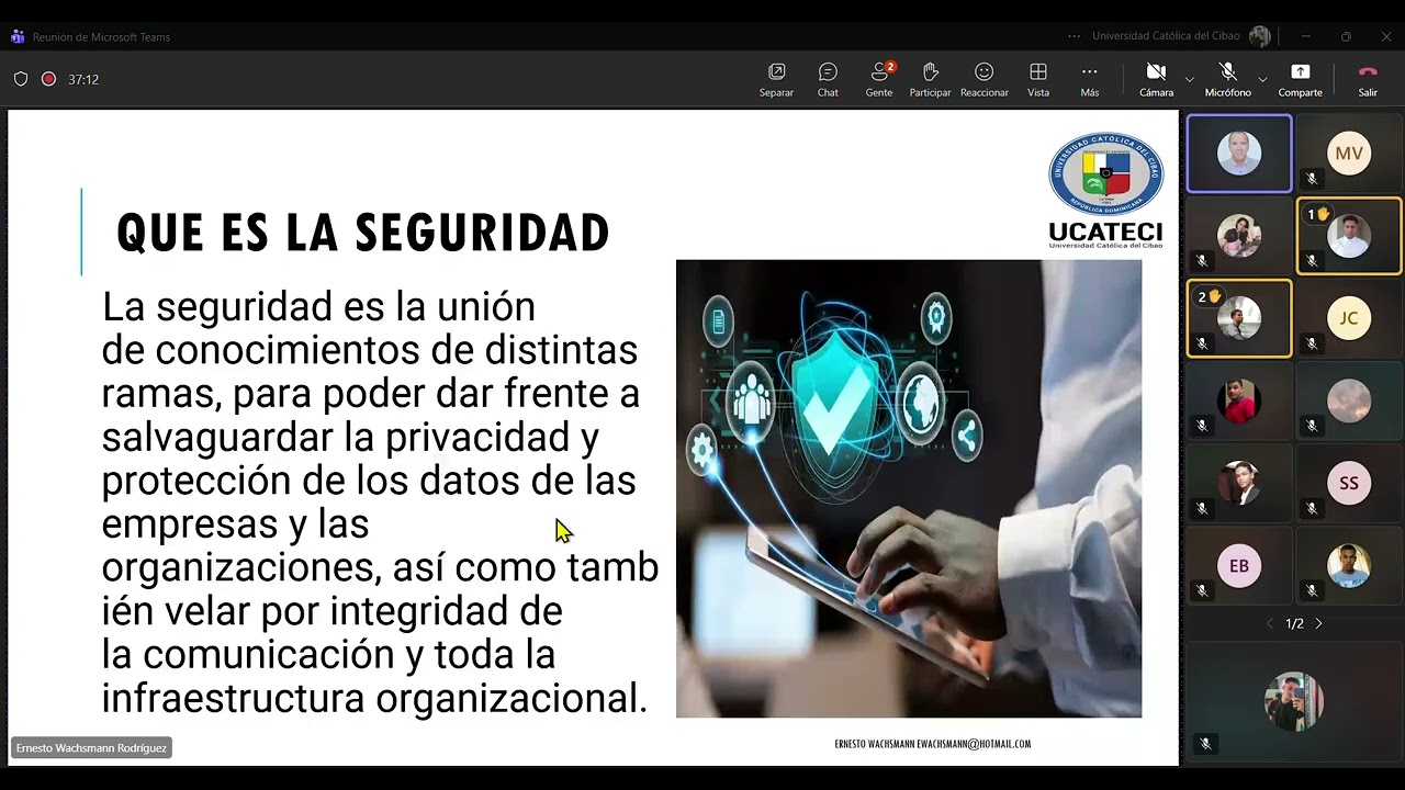 Clase Seguridad Informática 16/1/2026
