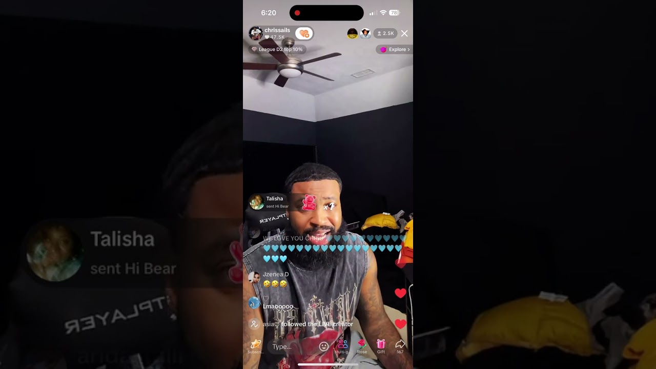 CHRIS SAILS has  a message for CLARENCE 😱