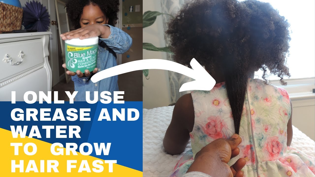 ALL YOU NEED IS WATER and GREASE |HER HAIR WILL NEVER STOP GROWIng (Highly Requested)