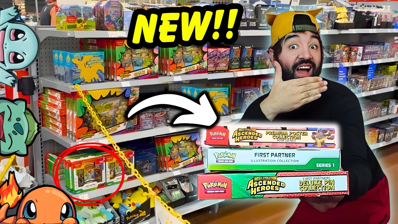 Масштабное пополнение запасов в Walmart! Лучшие новые карточки покемонов уже здесь!? 😱