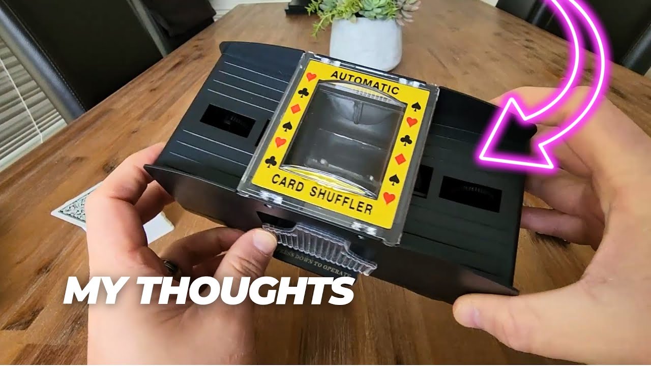 FEIERYA Automatic Card Shuffler 2 Deck, Playing Card Shuffler Battery Operated Review