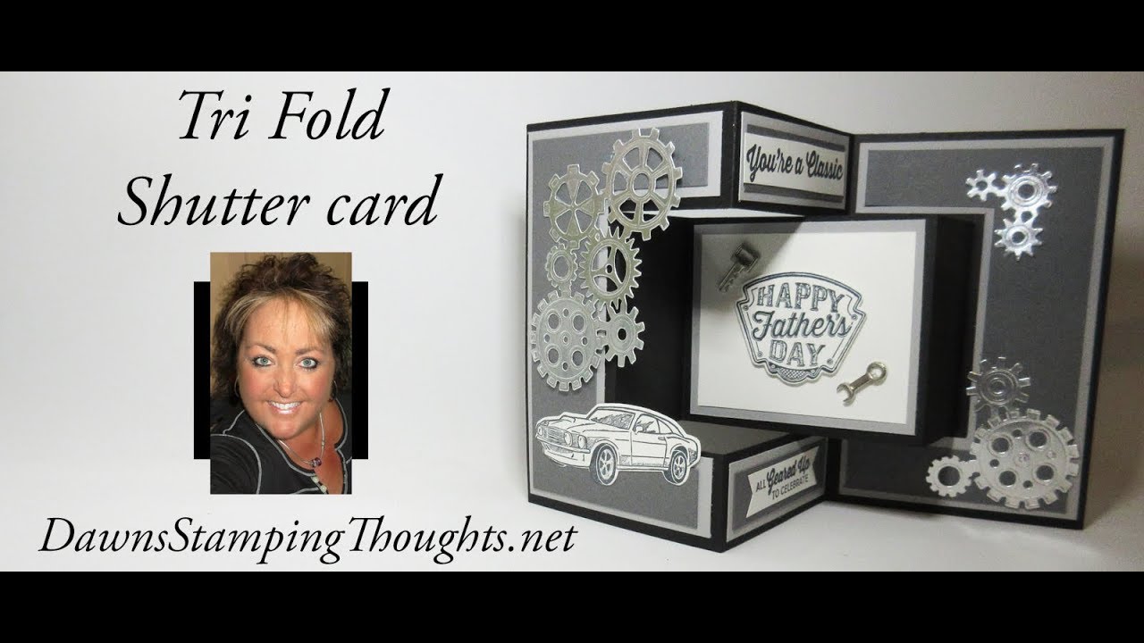 Карта-ставня с тройным сгибом