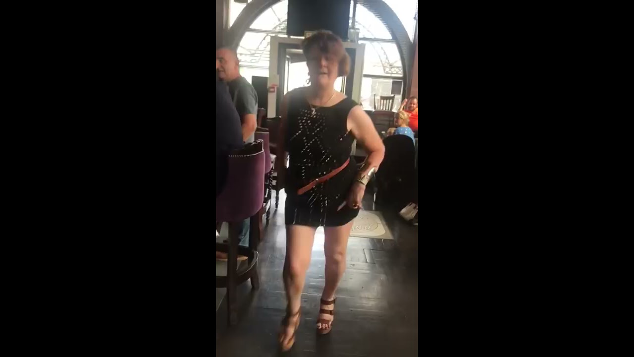 CRAZY DRUNK LADY IN BELFAST BAR.