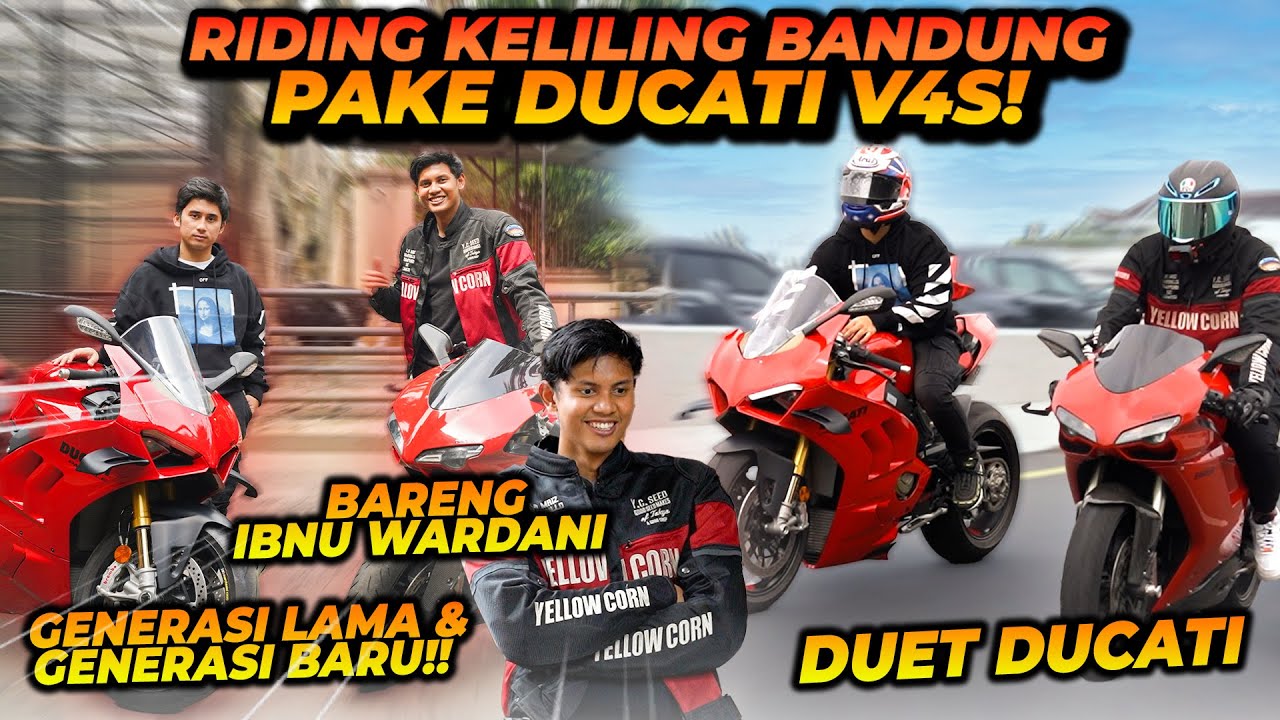 ALSHAD RIDING BARENG IBNU NAEK DUCATI KELILING BANDUNG !