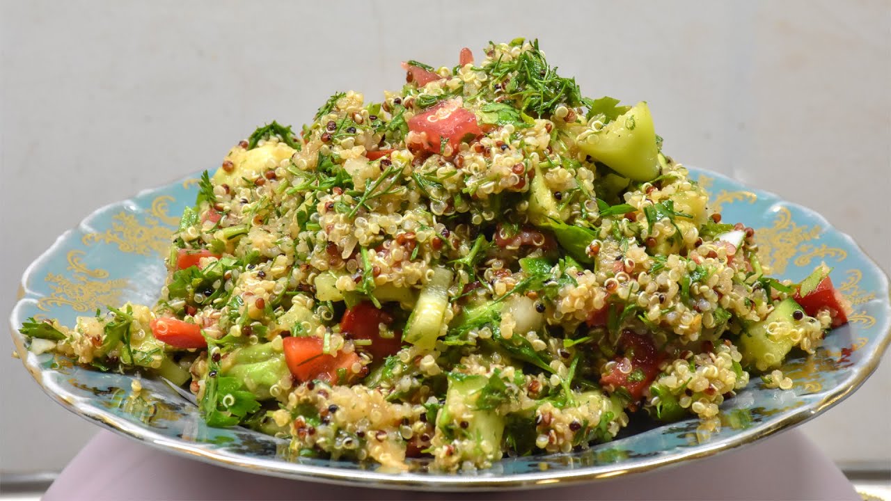 Քինոայով աղցան․ Ամենաառողաջարար, ամենահամեղ և դիետիկ աղցանի պատրաստման եղանակը․ ՍԱԳԱԽՈՏՈՎ ԱՂՑԱՆ