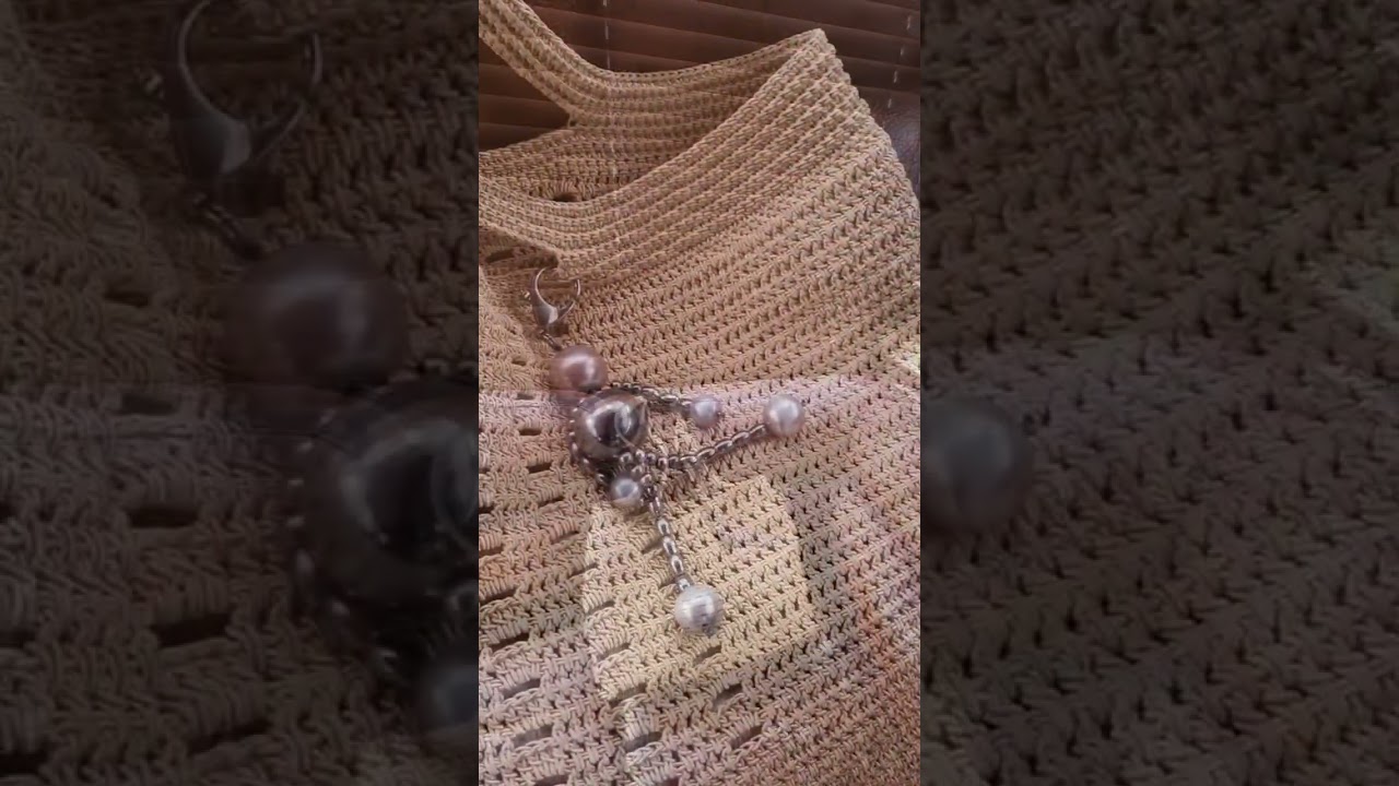 Обзор вязаной сумки из пряжи Maccaron magic cord.🍁👜