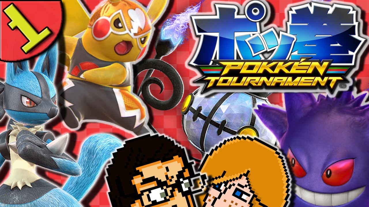 Pokken Tournament Gameplay Part 1 Wii U - 2 Player Local Multiplayer (Let's Play / Impressions)