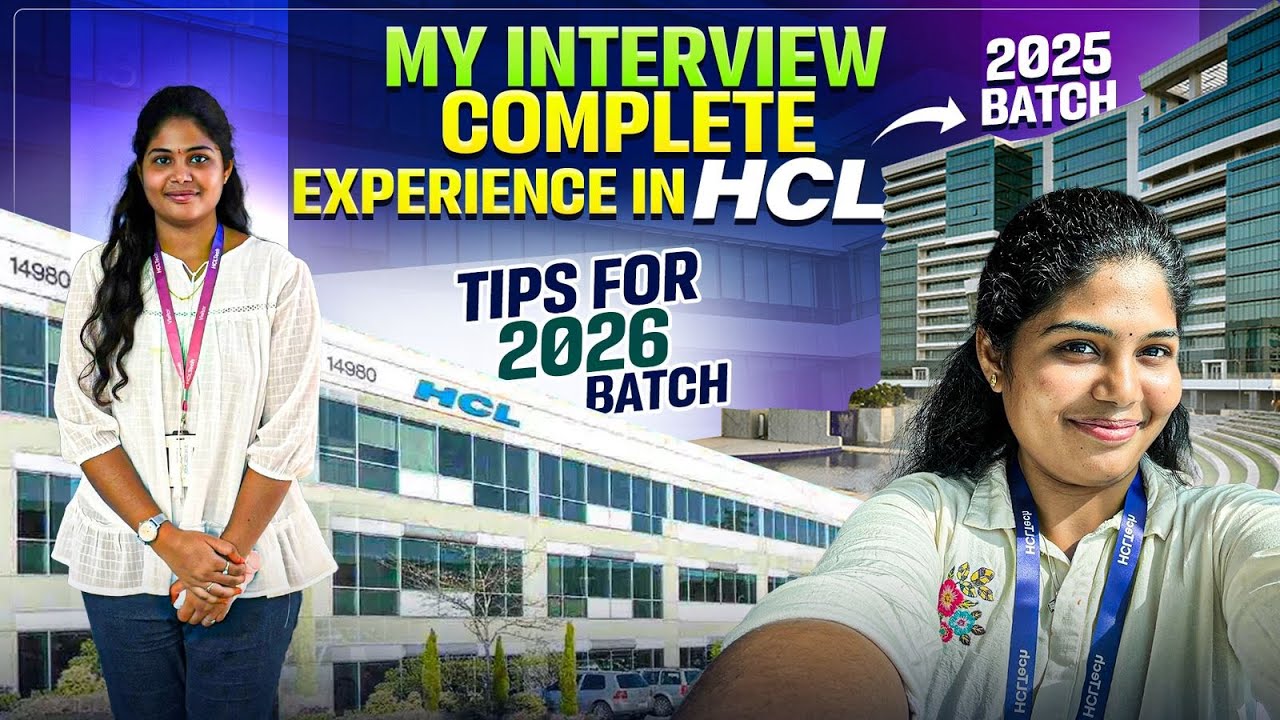 How i got placed in HCLTech - 2025 Batch || Interview prepartion tips for 2026 batch