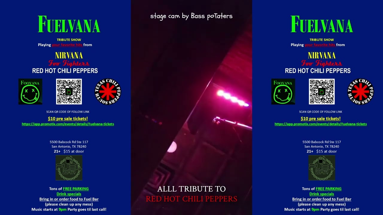 South Texas Chili Peppers (full set) stage cam at Fuelvana 20250412