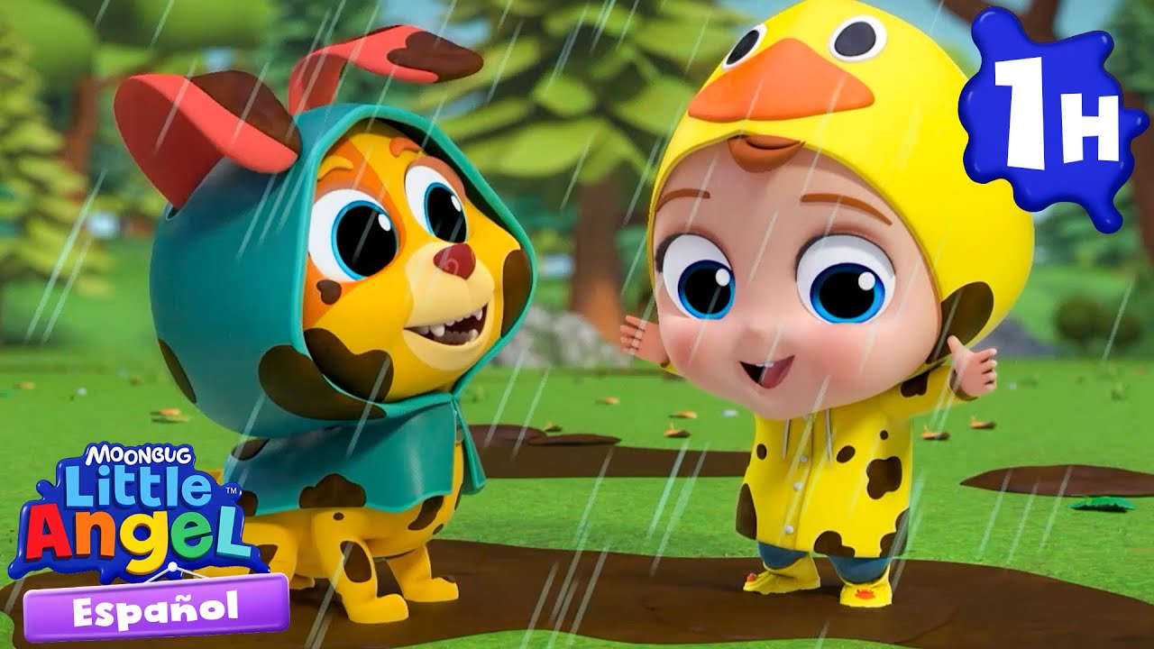 Diversión en la lluvia 🌧️☔ Caricaturas | Canciones Infantiles 🎵 Little Angel Español