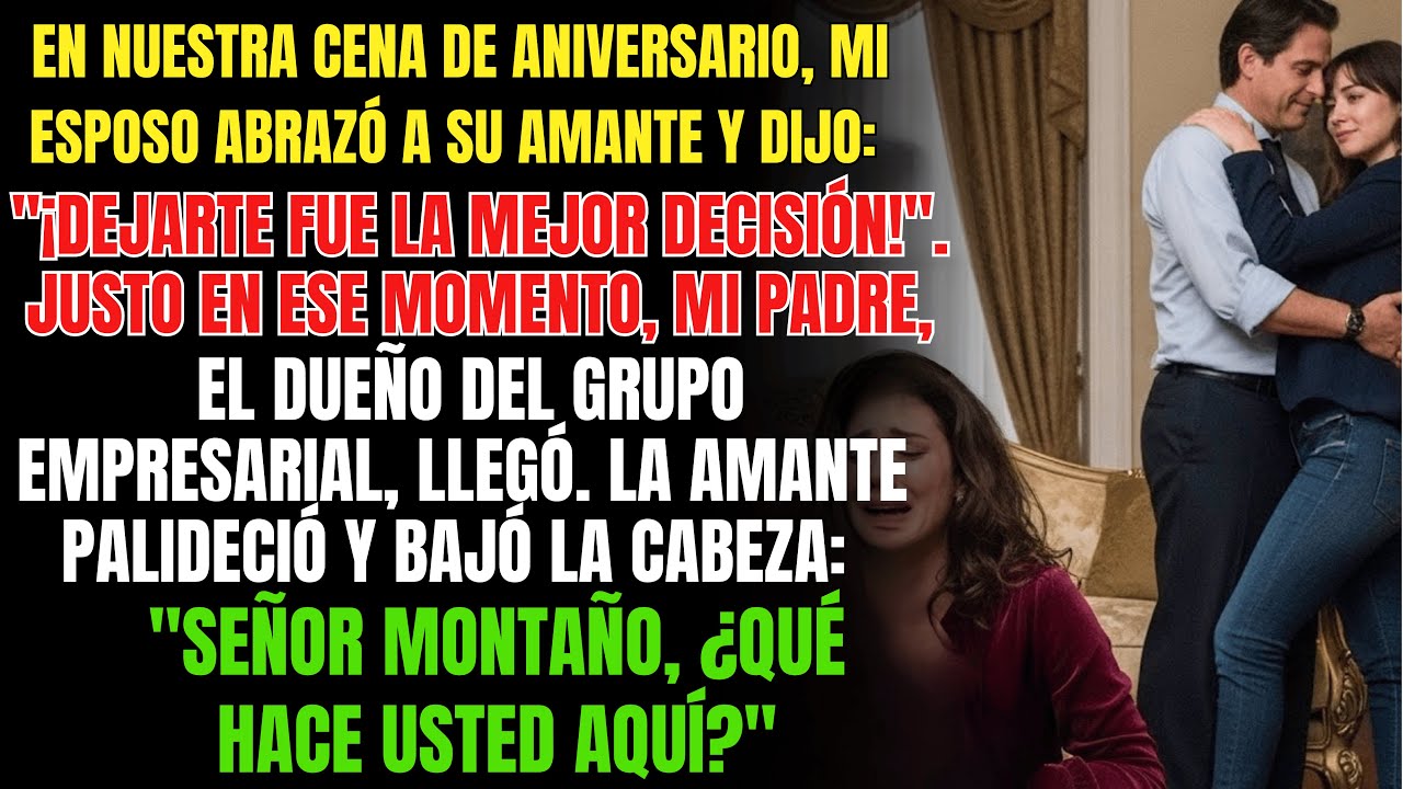 En Nuestra Cena de Aniversario, Mi Esposo Me Tiró Los Papeles de Divorcio Y Dijo: 
