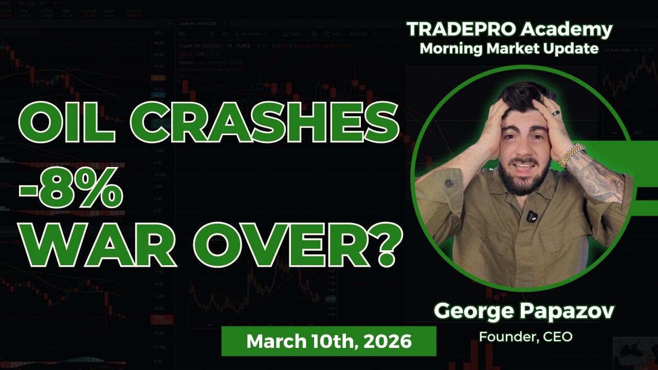 Oil Crashes 8%, Is the Iran War Over?