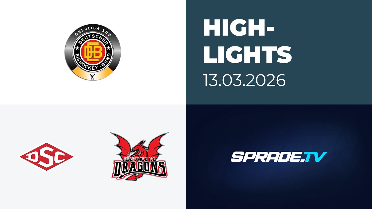 13.03.2026 - Highlights - Deggendorfer SC vs. Herforder Ice Dragons