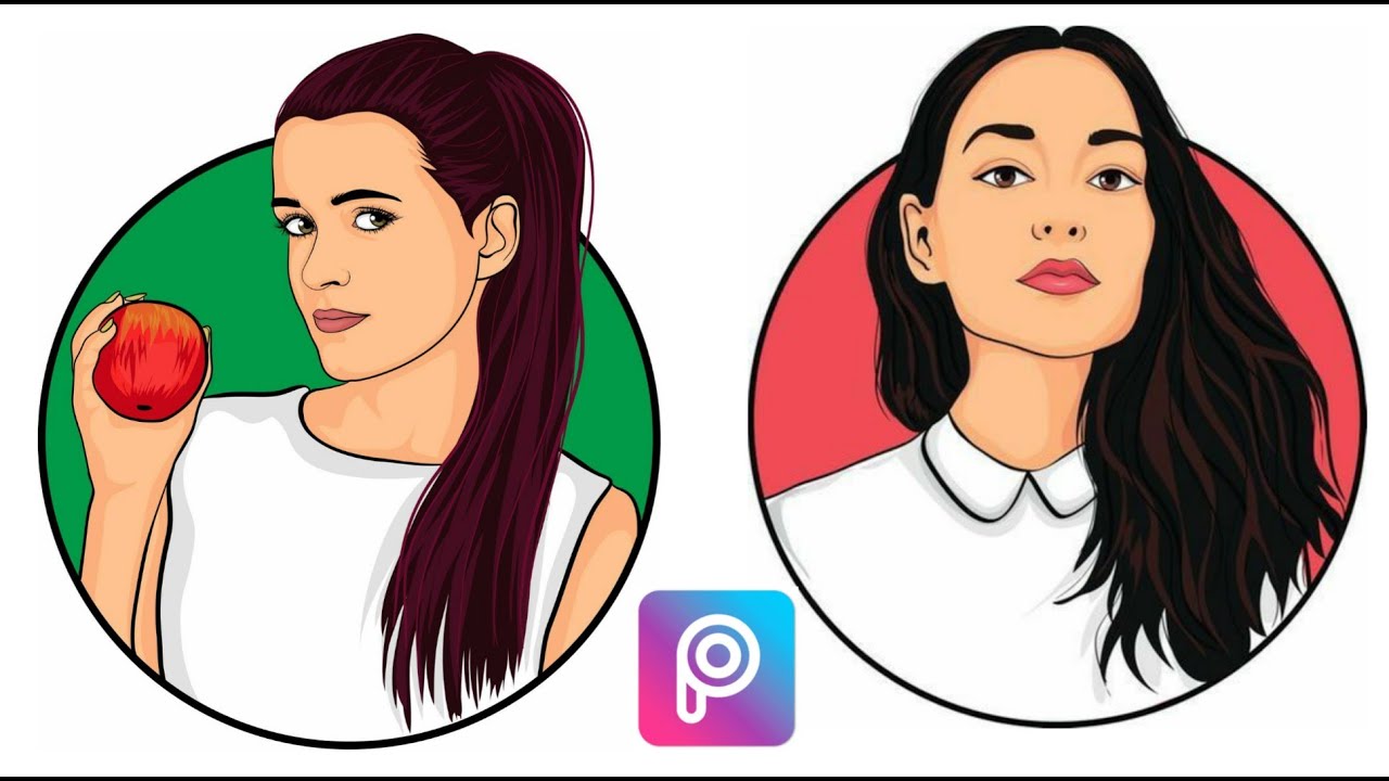 Cartoon Portrait Logo | PicsArt Face Logo Making Tutorial | PicsArt Tricks Episodes Hindi