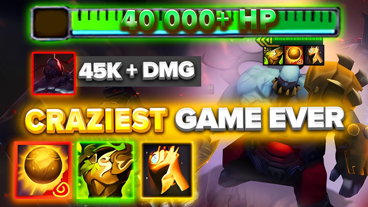 THIS 40K HP SION BUILD COMPLETELY BROKE THE GAME | TFT Set 16