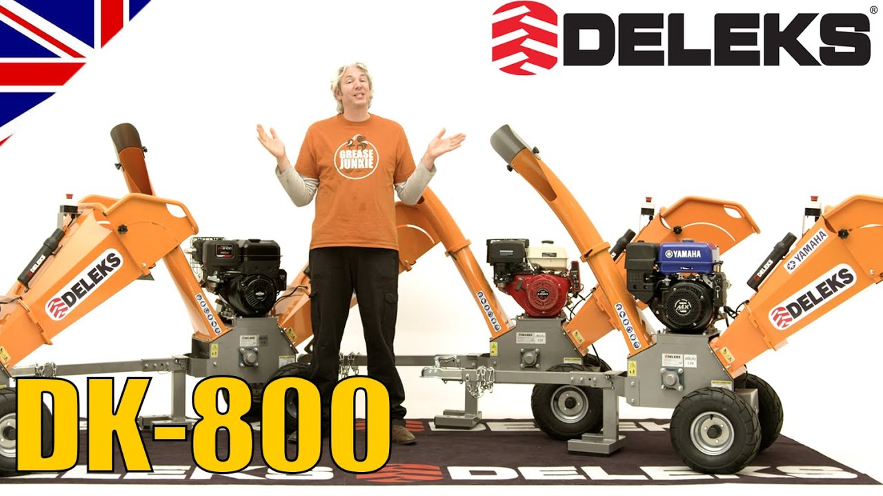 DELEKS® DK-800 bio wood chipper: Review by Edd China