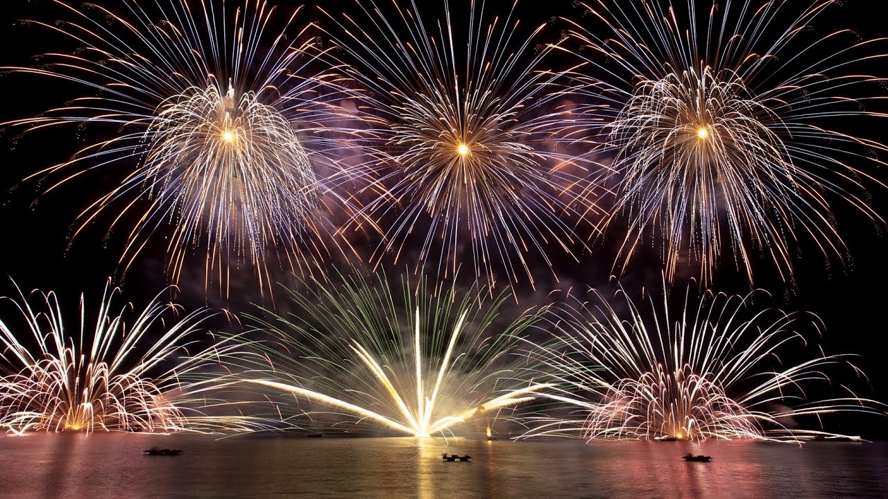 Fuegos artificiales Feria Málaga 2024