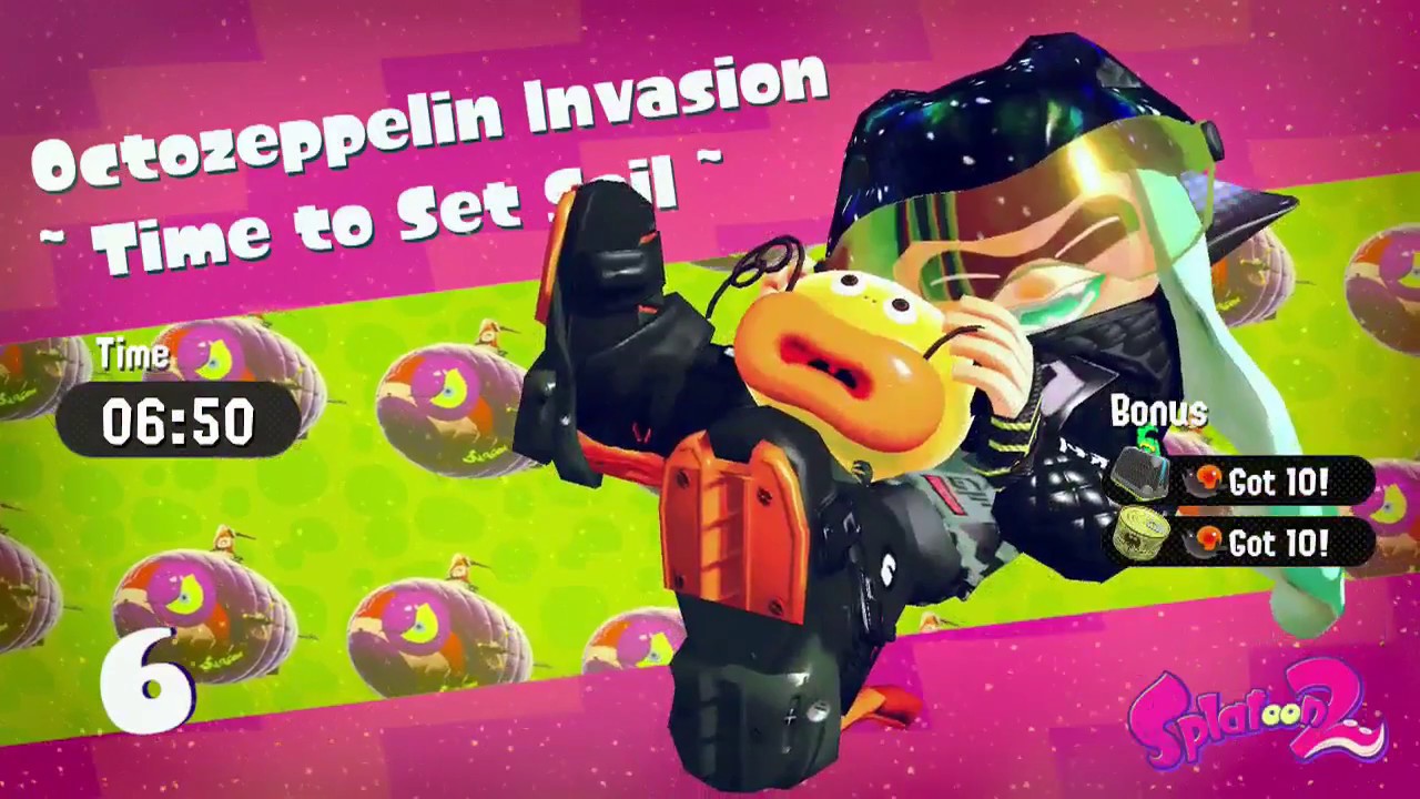 Splatoon 2 | Level 6 - Octozeppelin Invasion