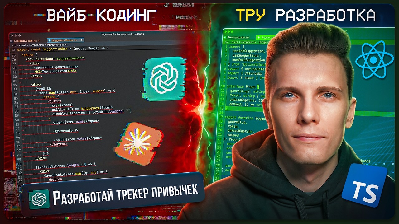 ВАЙБ-КОДИНГ vs ТРУ КОДИНГ! РЕАЛЬНЫЙ ТЕСТ в РАЗРАБОТКЕ на React