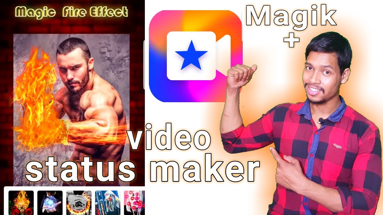 Magic Video Plus - Video Editor, Music, best video status maker app/Aaura Technical