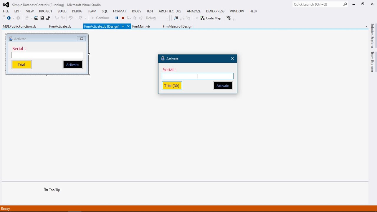Trial 30 Day in Activate Form USING VB.NET