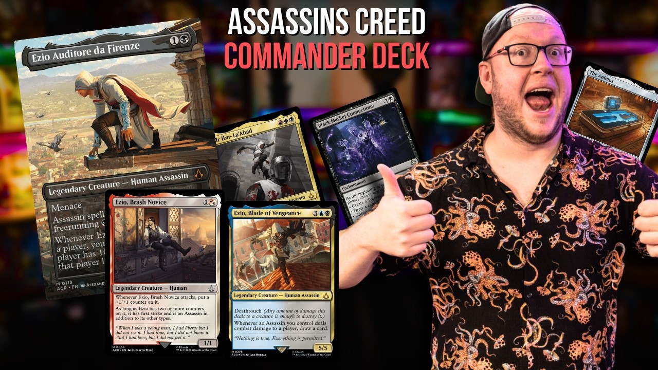 Вся колода Assassin's Creed Commander! - Технология колоды Эцио Аудиторе!