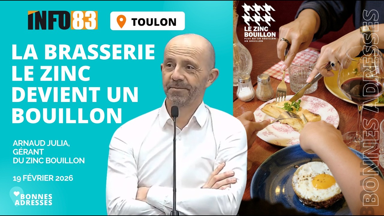 À Toulon, place de l'Opéra, la brasserie Le Zinc devient un Bouillon