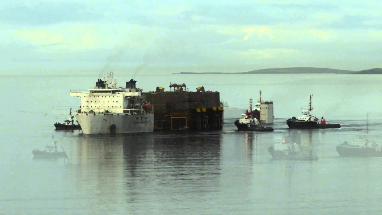 Solan Tank offloading at Lerwick Harbour