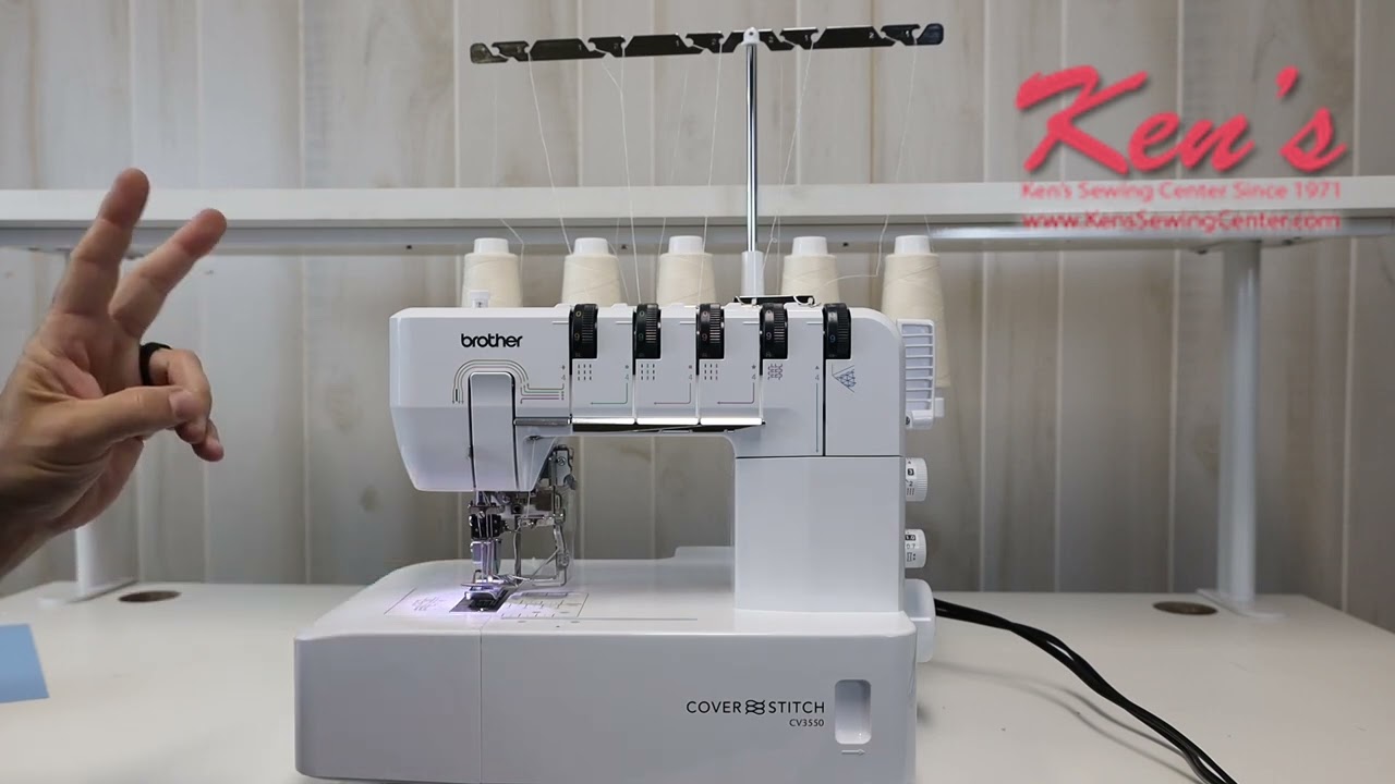 Двусторонний плоскошовный оверлок Brother CV3550